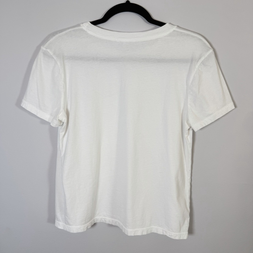 James Perse Vintage Little Boy Tee WLJH3114C White Crew Neck Cotton T-Shirt 3/L - Picture 5 of 5
